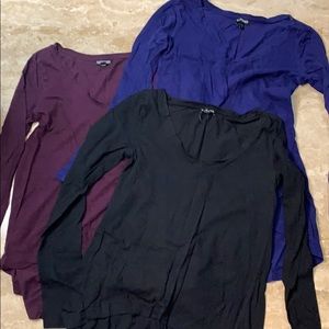 Express Women’s Long Sleeve Hi Low Tunic Bundle